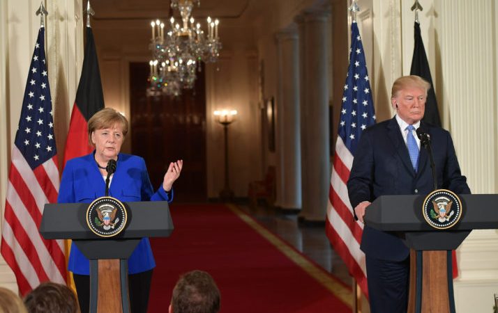 Merkel dhhe Trump