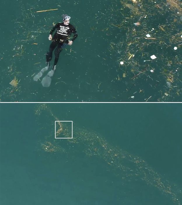 Tani Mbetjet Plastike Në Det Mund Të Shikohen Nga Hapësira Gazeta Si