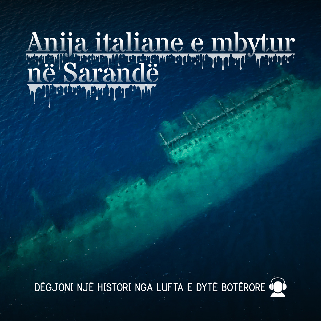 Anija italiane e mbytur në Sarandë