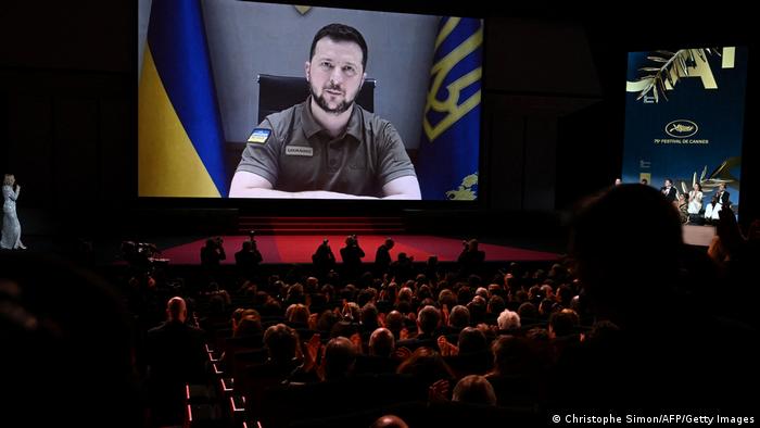 Zelenski në festivalin e Kanës