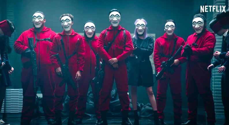 Grupi i grabitësve në 'La casa de papel Korea'
