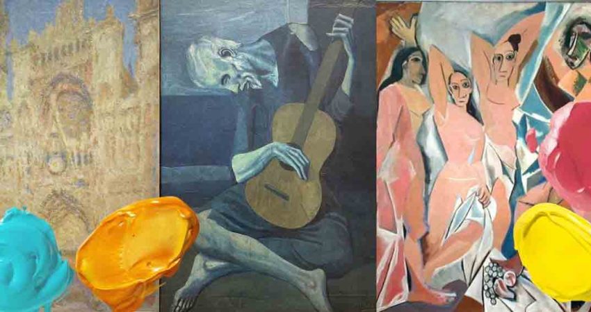 ngjyrat e ndryshme ne pikture