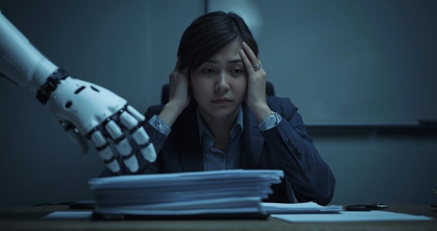 AI replacing office workers and causing job loss